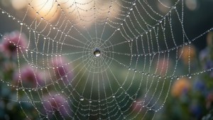 Dew Spiderweb Dawn
