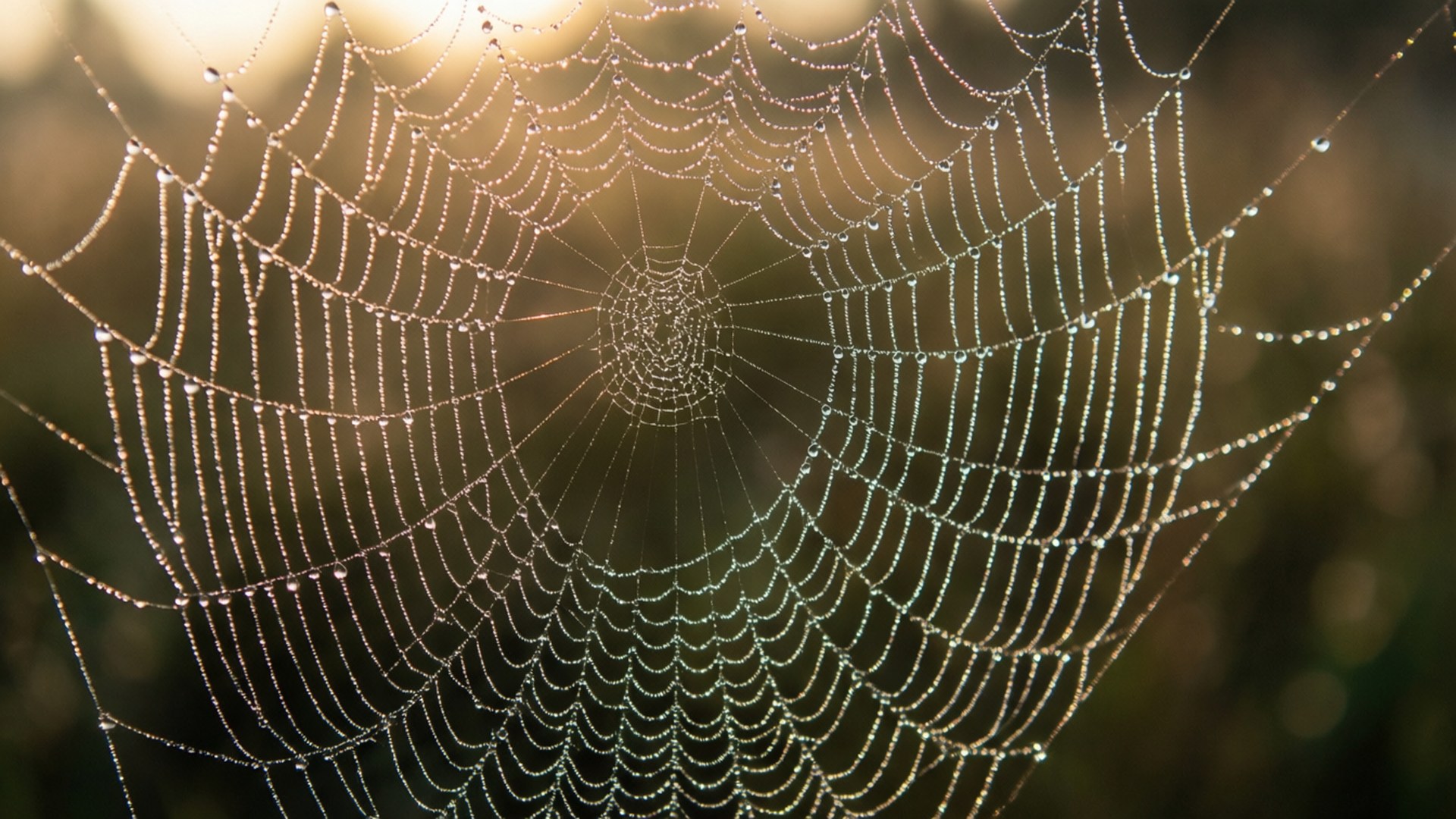 Dewdrop Diamond Web by Wallpapers.art Studio