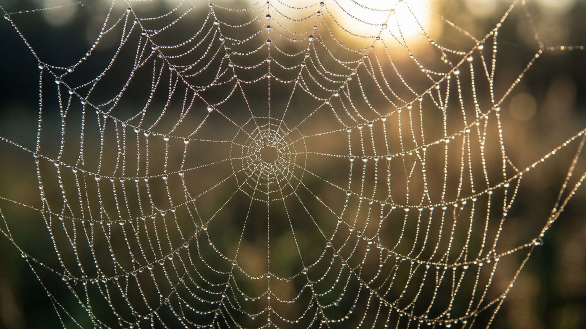 Dewdrop Diamond Web by Wallpapers.art Studio