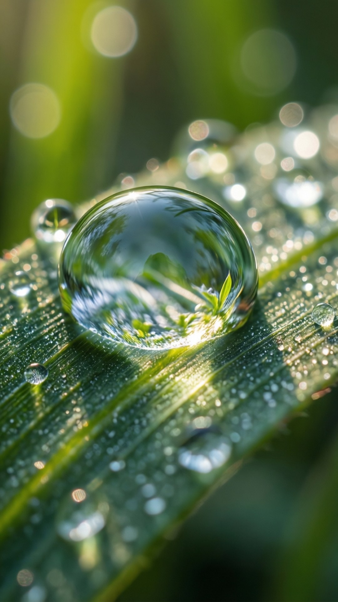 Dewdrop Microcosm by Wallpapers.art Studio