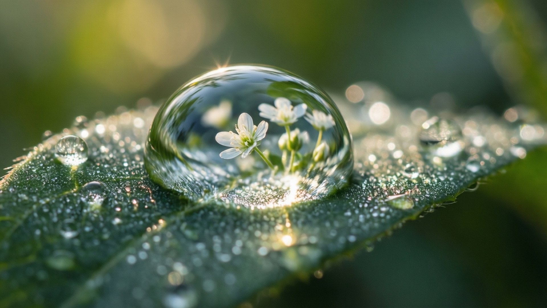 Dewdrop Universe by Wallpapers.art Studio