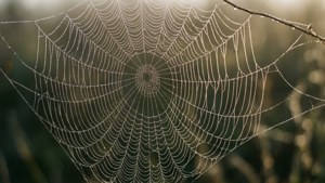 Dewy Cobweb Macro