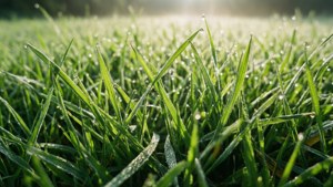 Dewy Grass Morning