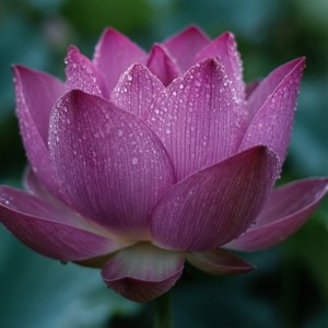 Dewy Lotus Macro