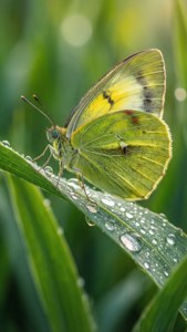 Dewy Spring Butterfly