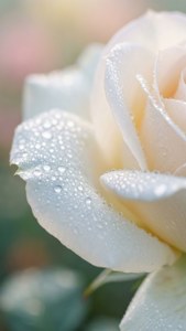 Dewy White Rose