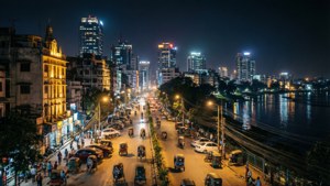 Dhaka Night Skyline