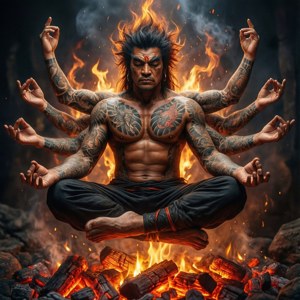 Dhalsim Fire Meditation