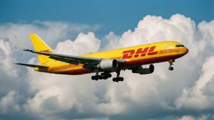 DHL Cargo in Flight