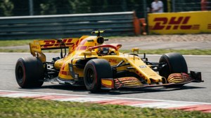 DHL Race Car Action