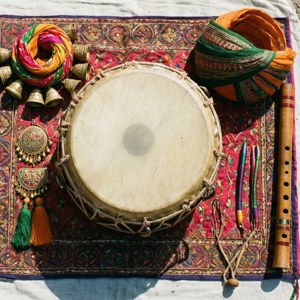 Dhol Flat Lay