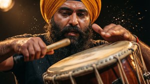 Dhol Player Lohri