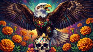 Dia de Muertos Eagle