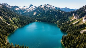 Diablo Lake Aerial