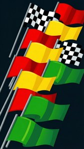 Diagonal Racing Stripes