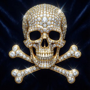 Diamond Bling Skull
