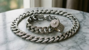 Diamond Jewelry Set Display