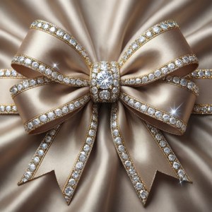 Diamond Ribbon Bow