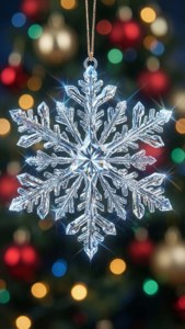 Diamond Snowflake Ornament