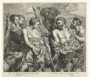 Diana en haar nimfen keren terug van de jacht