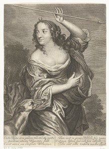 Diane de Poitiers, afgebeeld als de godin Diana