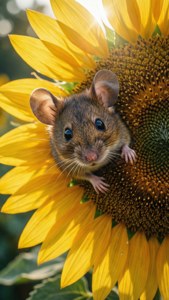 Diddl and Sunflower