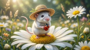 Diddl on a Daisy