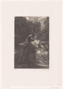 Dido en Aeneas in het maanlicht