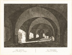 Die Halle auf dem Heidelberger Schlosse (The Hall of Heidelberg Castle)