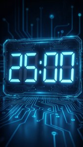 Digital Clock 25