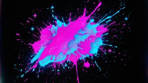 Digital Paint Splash