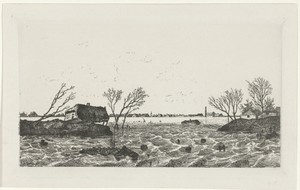 Dijkdoorbraak bij Dreumel, 1855