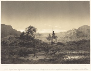 Dijolé D. Quijote: sancho amigo, la noche se nos va entrando...