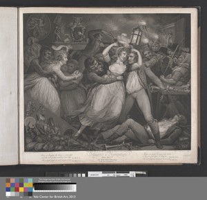 Diligence and Dissipation: The Wanton Revelling with her Companions (Plate7)