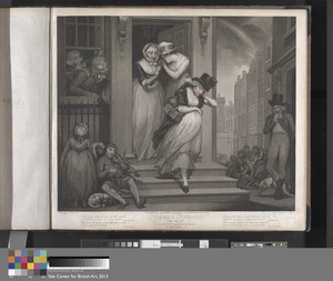 Diligence and Dissipation: The Wanton turn'd out of Doors for Misconduct (Plate 5)