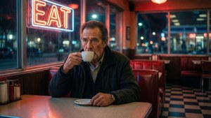Diner Contemplation