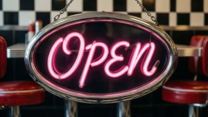 Diner Neon Open Sign