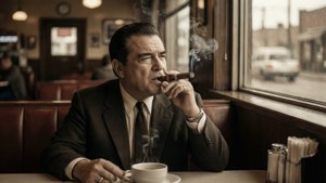 Diner Sepia Smoke
