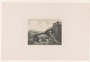 Dinerend gezelschap in de buitenlucht