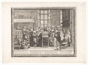 Dinerende vrouwen aan een tafel