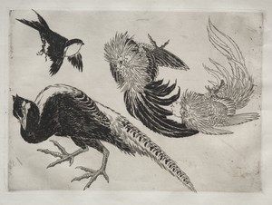 Dinner Service (Rousseau service): Pheasants and bird (no. 18)