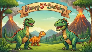 Dino-mite Birthday