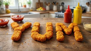 Dino Nuggets Spell YUM