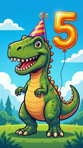 Dino Party Hat