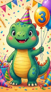 Dinosaur 3rd Birthday Party