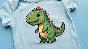 Dinosaur Baby Onesie SVG