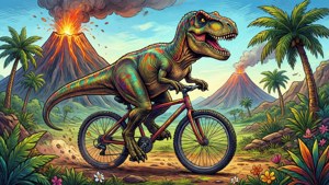Dinosaur Bike Ride
