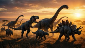 Dinosaur Herd Migration