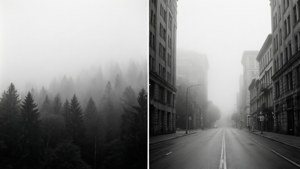 Diptych of Fog
