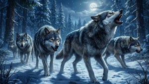 Dire Wolf Night Hunt